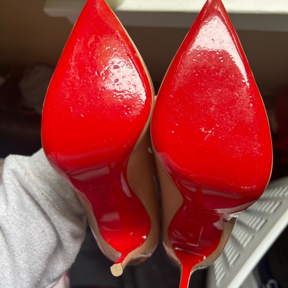 Louboutin 100mm patent leather heels - Picture 4 of 13